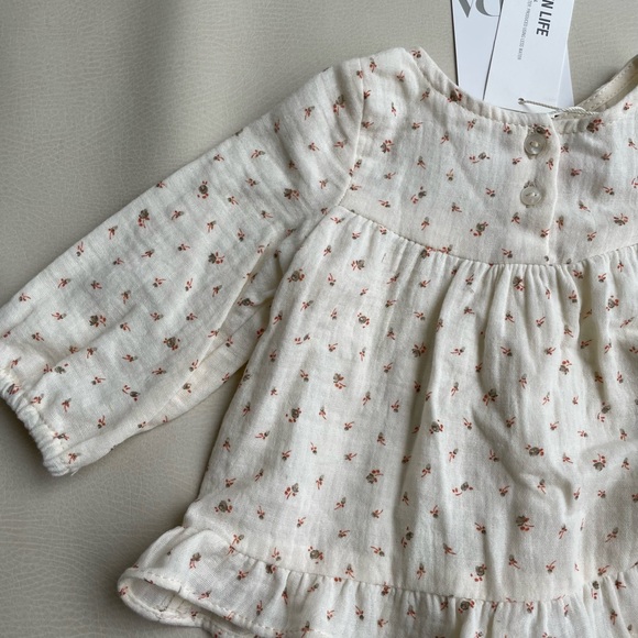 Zara Baby Girl Dress with Bloomers 1-3 months - Picture 10 of 16